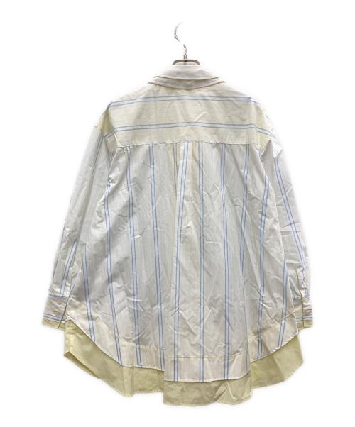 Snidel（スナイデル）Snidel (スナイデル) レイヤードシャツチュニック イエロー×ブルー サイズ:F 未使用品の古着・服飾アイテム