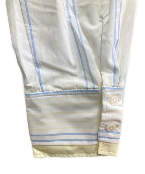 Snidel（スナイデル）Snidel (スナイデル) レイヤードシャツチュニック イエロー×ブルー サイズ:F 未使用品の古着・服飾アイテム