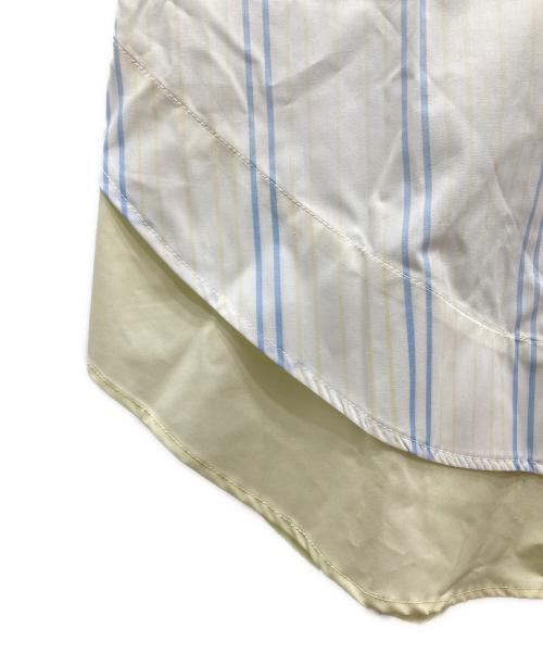 Snidel（スナイデル）Snidel (スナイデル) レイヤードシャツチュニック イエロー×ブルー サイズ:F 未使用品の古着・服飾アイテム