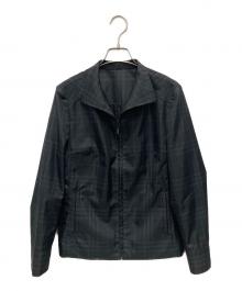 BURBERRY LONDON（バーバリーロンドン）の古着「バーバリーチェック ジップジャケット」｜ブラック