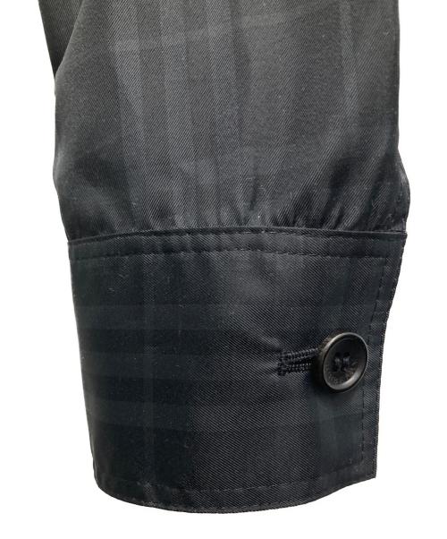 BURBERRY LONDON（バーバリーロンドン）BURBERRY LONDON (バーバリーロンドン) バーバリーチェック ジップジャケット ブラック サイズ:40の古着・服飾アイテム