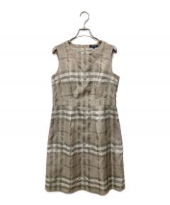 中古・古着通販】BURBERRY (バーバリー) ワンピース ブラック サイズ:6