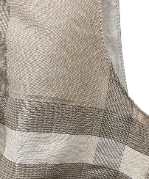 BURBERRY LONDON（バーバリーロンドン）BURBERRY LONDON (バーバリーロンドン) チェックワンピース ベージュ サイズ:40の古着・服飾アイテム