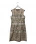 BURBERRY LONDON (バーバリーロンドン) チェックワンピース ベージュ サイズ:40：6000円
