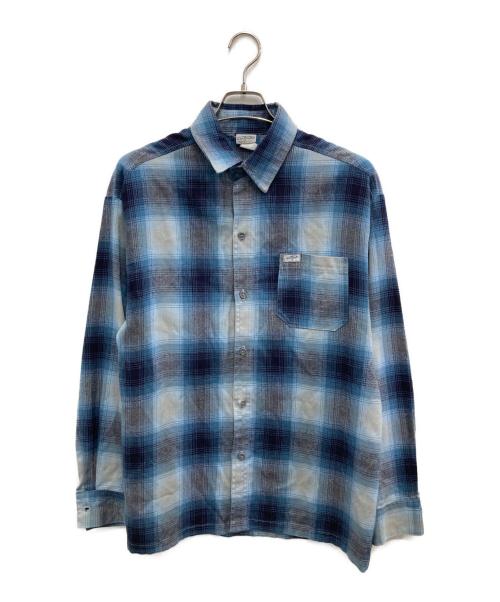 CalTop（キャルトップ）CalTop (キャルトップ) チェックシャツ ブルー サイズ:表記無し(実寸ご確認ください）の古着・服飾アイテム