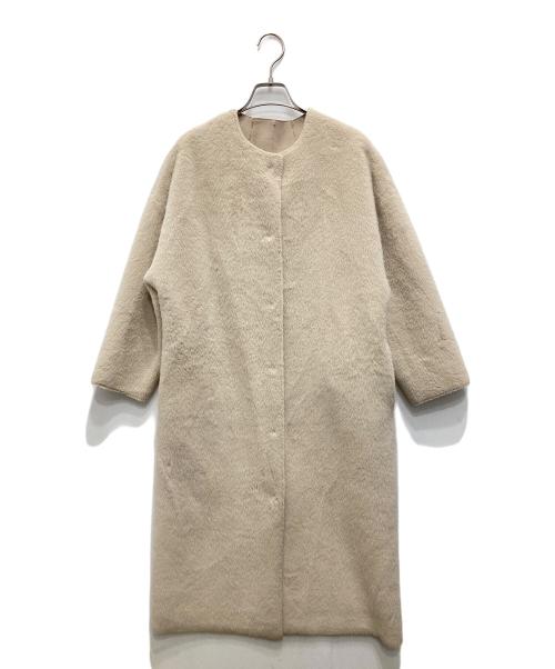 HER LIP TO（ハーリップトゥ）HER LIP TO (ハーリップトゥ) Faux Fur Reversible Coat アイボリー サイズ:Sの古着・服飾アイテム