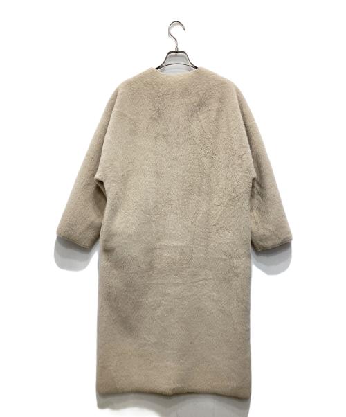 HER LIP TO（ハーリップトゥ）HER LIP TO (ハーリップトゥ) Faux Fur Reversible Coat アイボリー サイズ:Sの古着・服飾アイテム
