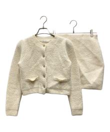 HER LIP TO（ハーリップトゥ）の古着「Pure Boucle Knit Set」｜アイボリー