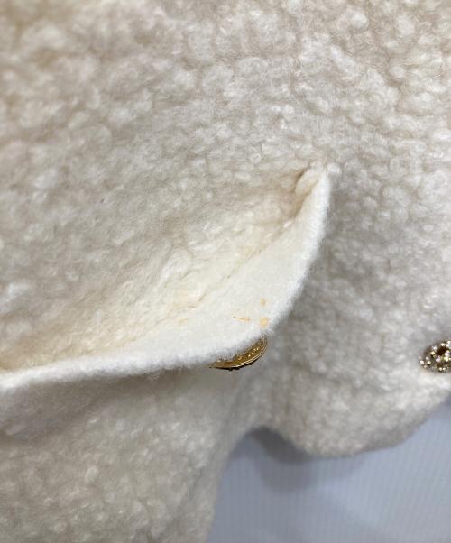 HER LIP TO（ハーリップトゥ）HER LIP TO (ハーリップトゥ) Pure Boucle Knit Set アイボリー サイズ:Sの古着・服飾アイテム
