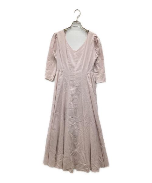 HER LIP TO（ハーリップトゥ）Her lip to (ハーリップトゥ) Voile Back Ribbon Long Dress ピンク サイズ:Sの古着・服飾アイテム
