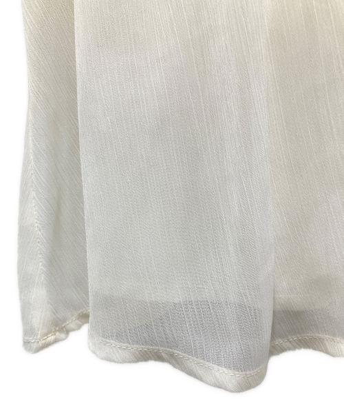 HER LIP TO（ハーリップトゥ）Her lip to (ハーリップトゥ) Two-Way Bow-Tie Chiffon Blouse/ツーウェイ・ボウタイ・シフォン・ブラウス  ホワイト サイズ:Sの古着・服飾アイテム