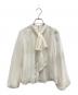 Her lip to（ハーリップトゥ）の古着「Two-Way Bow-Tie Chiffon Blouse/ツーウェイ・ボウタイ・シフォン・ブラウス 」｜ホワイト