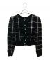 Her lip to（ハーリップトゥ）の古着「Bouncy check knit pullover/バウンシー・チェック・ニット・プルオーバー」｜ブラック
