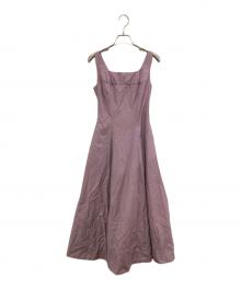 HER LIP TO（ハーリップトゥ）の古着「Catalina Back Ribbon Dress/カタリナ・バックリボン・ドレス」｜ピンク