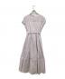 Her lip to (ハーリップトゥ) Stripe Cotton-Blend Summer Dress ホワイト×ピンク サイズ:S：7000円
