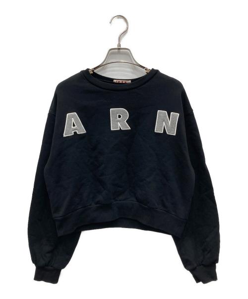MARNI（マルニ）MARNI (マルニ) ロゴスウェット ブラック サイズ:14の古着・服飾アイテム