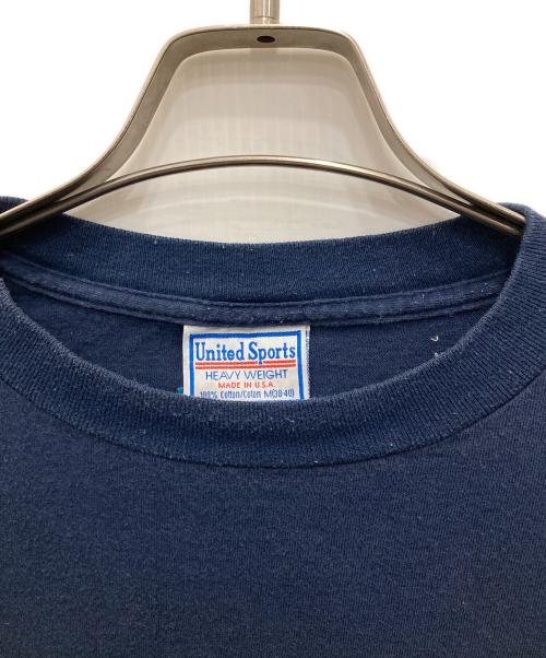 United Sports（ユナイテッドスポーツ）United Sports (ユナイテッドスポーツ) 90'sプリントTシャツ ネイビー サイズ:Mの古着・服飾アイテム