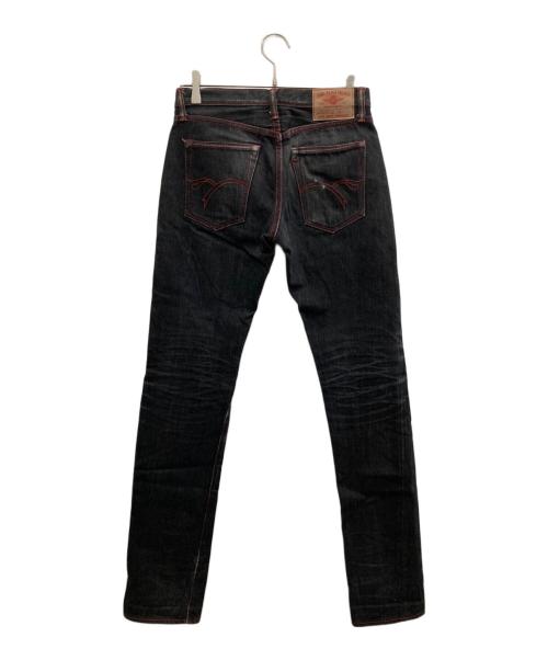 THE FLAT HEAD（ザ・フラットヘッド）THE FLAT HEAD (ザ・フラットヘッド) 4001デニムパンツ ブラック サイズ:W28　L36の古着・服飾アイテム