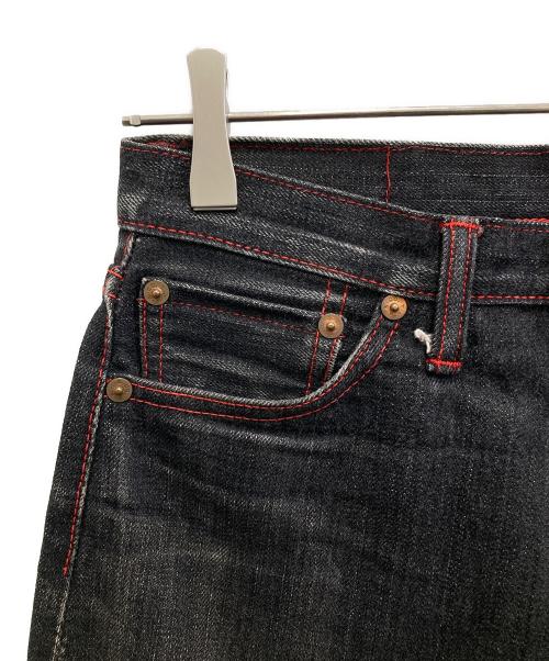 THE FLAT HEAD（ザ・フラットヘッド）THE FLAT HEAD (ザ・フラットヘッド) 4001デニムパンツ ブラック サイズ:W28　L36の古着・服飾アイテム