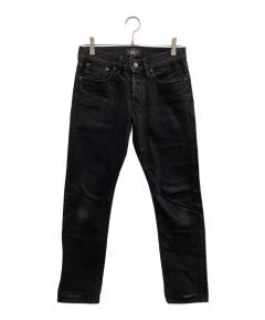 M*i様 RRL ブラック ストレートデニム 中古・古着通販】RRL (ダブルアールエル) ストレートデニムパンツ