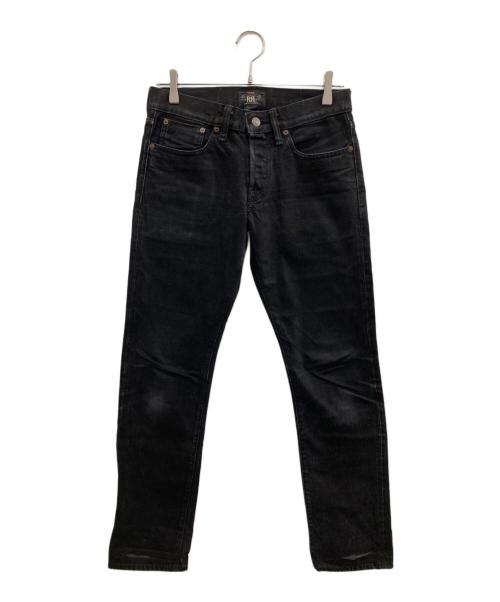 RRL（ダブルアールエル）RRL (ダブルアールエル) ダメージ加工ブラックデニム ブラック サイズ:W28の古着・服飾アイテム