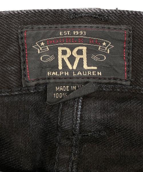 RRL（ダブルアールエル）RRL (ダブルアールエル) ダメージ加工ブラックデニム ブラック サイズ:W28の古着・服飾アイテム
