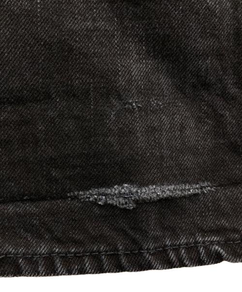 RRL（ダブルアールエル）RRL (ダブルアールエル) ダメージ加工ブラックデニム ブラック サイズ:W28の古着・服飾アイテム