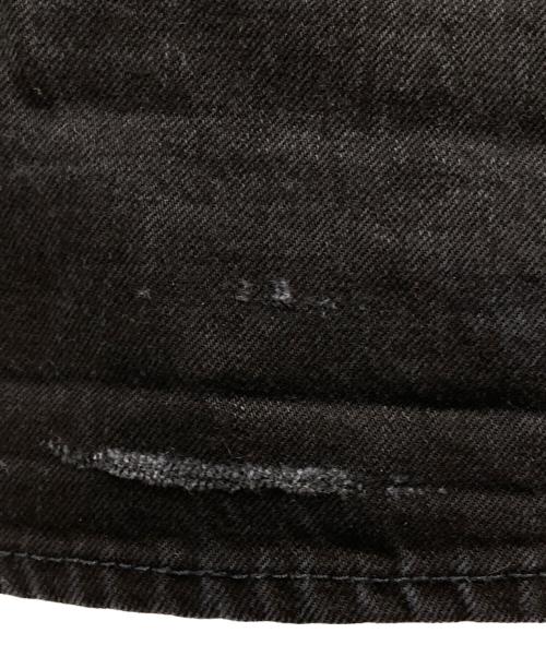 RRL（ダブルアールエル）RRL (ダブルアールエル) ダメージ加工ブラックデニム ブラック サイズ:W28の古着・服飾アイテム