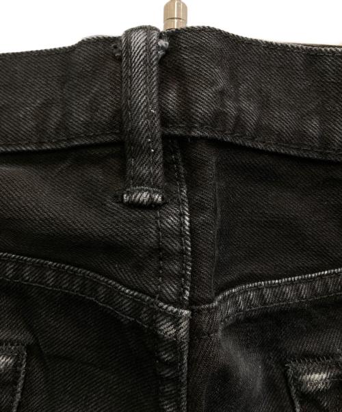 RRL（ダブルアールエル）RRL (ダブルアールエル) ダメージ加工ブラックデニム ブラック サイズ:W28の古着・服飾アイテム