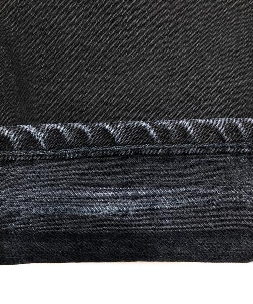 RRL（ダブルアールエル）RRL (ダブルアールエル) ダメージ加工ブラックデニム ブラック サイズ:W28の古着・服飾アイテム