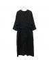 BEAMS BOY (ビームスボーイ) コットンドビー7分袖ワンピース ブラック サイズ:F：5000円