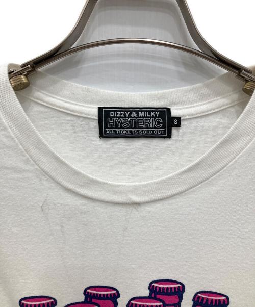 Hysteric Glamour（ヒステリックグラマー）Hysteric Glamour (ヒステリックグラマー) HYS FUNKA Tシャツ ホワイト サイズ:Sの古着・服飾アイテム