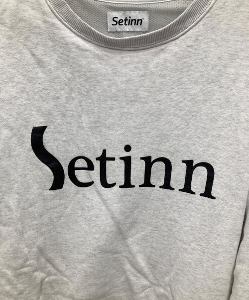 SETINN（セットイン）setinn (セットイン) Tour Crew Sweat グレー サイズ:Lの古着・服飾アイテム