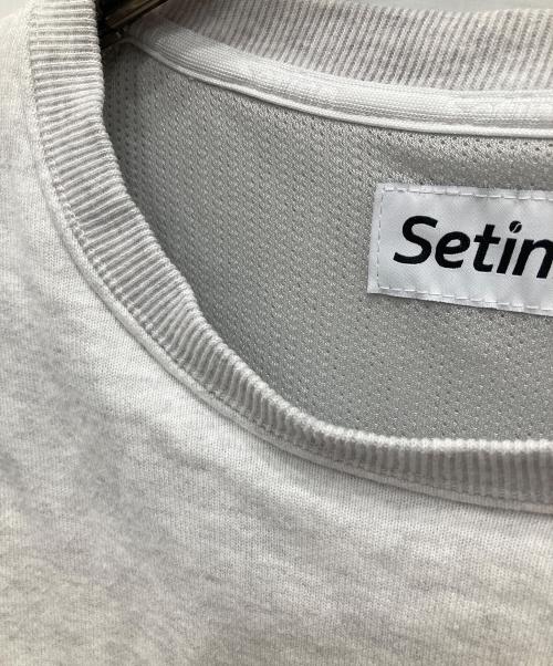 SETINN（セットイン）setinn (セットイン) Tour Crew Sweat グレー サイズ:Lの古着・服飾アイテム