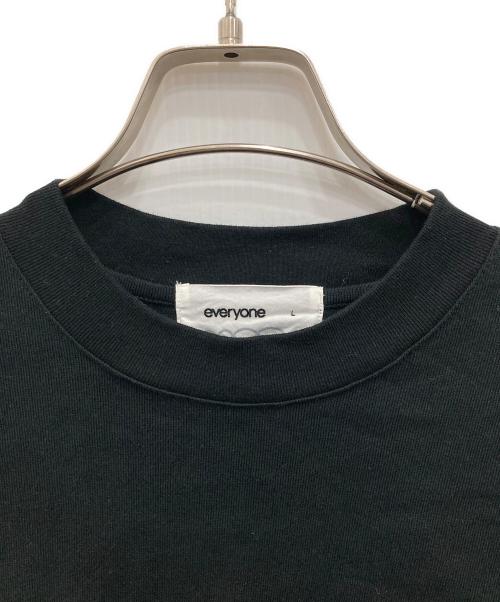 everyone（エブリワン）everyone (エブリワン) LOGO LONGSLEEVE T-SHIRT/ロゴ ロングスリーブ T-シャツ ブラック サイズ:Lの古着・服飾アイテム