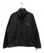 700FILLセブンハンドレッドフィル）の古着「SMALL PAYMENT LOGO TRACK JACKET」｜ブラック