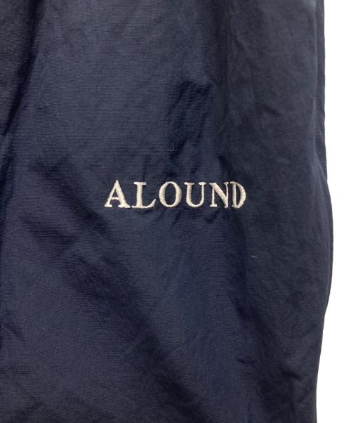 ALOUND（アラウンド）ALOUND (アラウンド) ツータックテーパードナイロンパンツ ネイビー サイズ:Mの古着・服飾アイテム