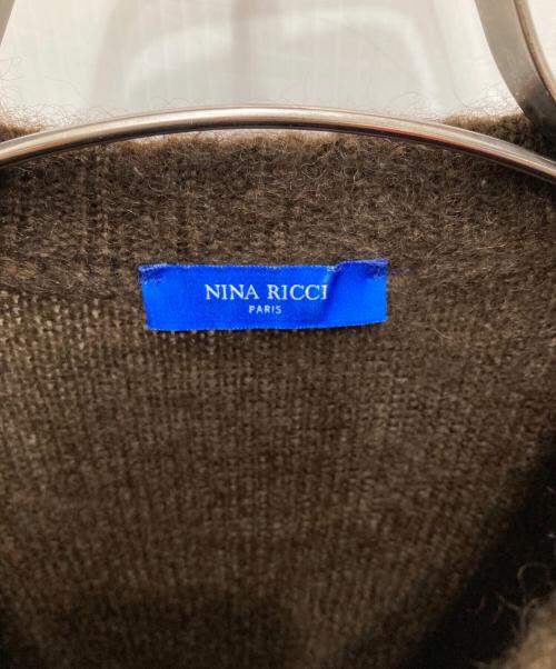NINA RICCI（ニナリッチ）NINA RICCI (ニナリッチ) モヘヤニット ブラウン サイズ:Sの古着・服飾アイテム