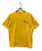 CarHarttカーハート）の古着「プリントTシャツ」｜イエロー