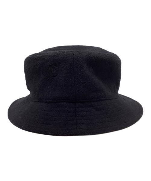 stussy（ステューシー）stussy (ステューシー) ストックロゴバケットハット ブラックの古着・服飾アイテム