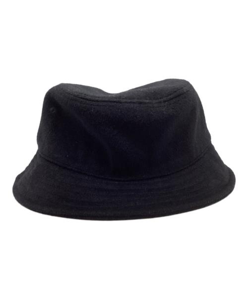 stussy（ステューシー）stussy (ステューシー) ストックロゴバケットハット ブラックの古着・服飾アイテム