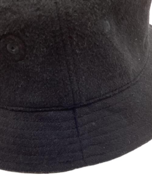 stussy（ステューシー）stussy (ステューシー) ストックロゴバケットハット ブラックの古着・服飾アイテム