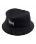 stussy（ステューシー）の古着「ストックロゴバケットハット」｜ブラック