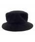 stussy (ステューシー) ストックロゴバケットハット ブラック：4000円