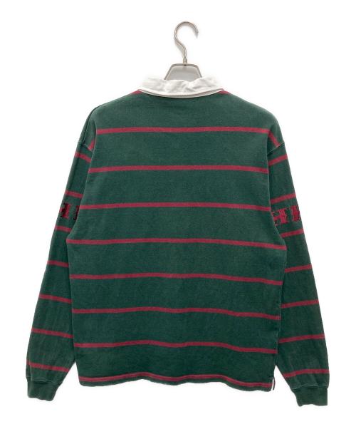 HUF（ハフ）HUF (ハフ) ラガーシャツ グリーン サイズ:Lの古着・服飾アイテム