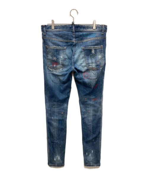 DSQUARED2（ディースクエアード）DSQUARED2 (ディースクエアード) Super Twinky Jean/スーパー トゥインキー ジーン インディゴ サイズ:50の古着・服飾アイテム
