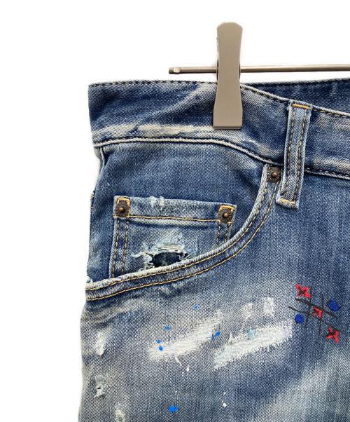 DSQUARED2（ディースクエアード）DSQUARED2 (ディースクエアード) Super Twinky Jean/スーパー トゥインキー ジーン インディゴ サイズ:50の古着・服飾アイテム