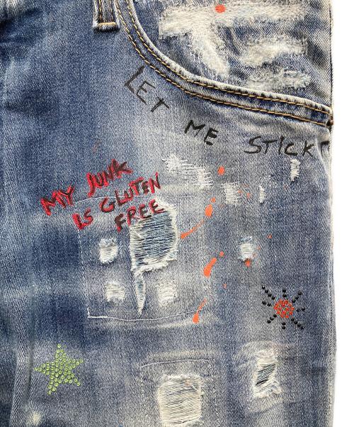 DSQUARED2（ディースクエアード）DSQUARED2 (ディースクエアード) Super Twinky Jean/スーパー トゥインキー ジーン インディゴ サイズ:50の古着・服飾アイテム