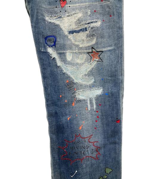 DSQUARED2（ディースクエアード）DSQUARED2 (ディースクエアード) Super Twinky Jean/スーパー トゥインキー ジーン インディゴ サイズ:50の古着・服飾アイテム
