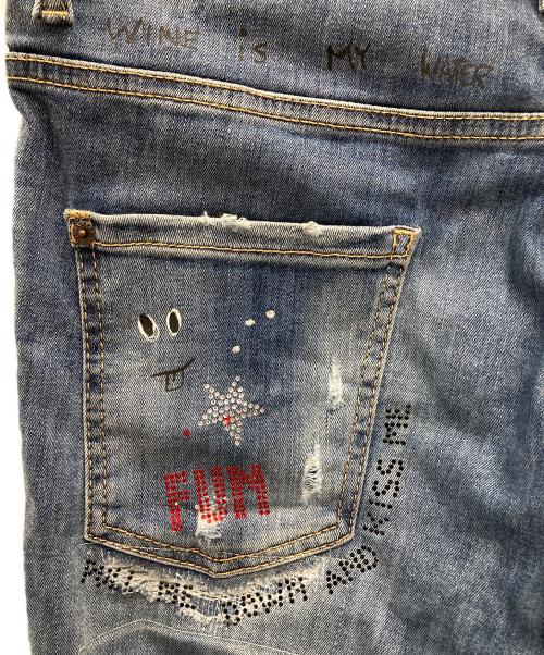 DSQUARED2（ディースクエアード）DSQUARED2 (ディースクエアード) Super Twinky Jean/スーパー トゥインキー ジーン インディゴ サイズ:50の古着・服飾アイテム